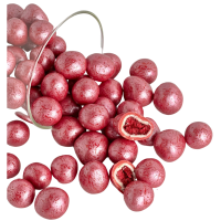 Сублімована малина в білому шоколаді та глазурі зі смаком лісових ягід Freeze Dry Frambuaz Draje