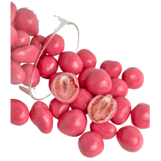 Сублімована полуниця в білому шоколаді та рожевій глазурі Pembe Cilek Draje