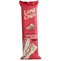 Картопляні чіпси зі смаком бекона Long Chips 75g