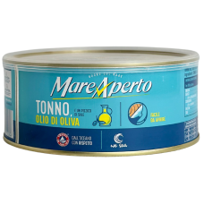 Тунець в оливковій олії в жб Tonno all’Olio di Oliva Mare Aperto 800g