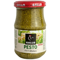 Соус Песто зелене на основі базиліка Pesto a base de Albahaca Gallo 190g