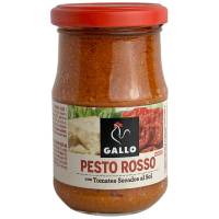 Соус Песто червоне з в'яленими томатами Pesto Rosso Gallo 190g