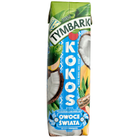 Напій яблучний з ананасом, кокосом і бананом Tymbark Kokos 1l