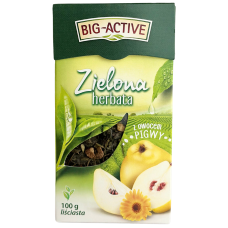 Чай листковий зелений з айвою Pigwa Big Active