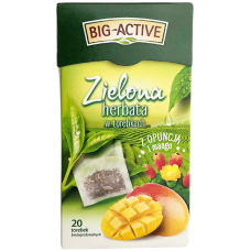 Чай пакетованій зелений з манго і опунцією Mango&Opuncja Big Active