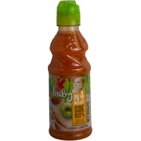 Дитячий сік без цукру з яблука та  моркви Kubus baby 300ml
