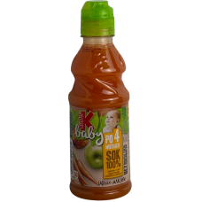 Дитячий сік без цукру з яблука та  моркви Kubus baby 300ml