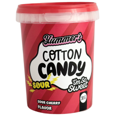 Солодка вата зі смаком кислої вишні Yummer`s cotton candy 30g