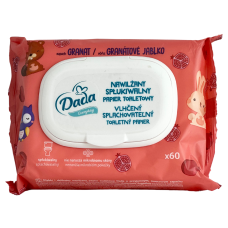 Вологий туалетний папір з ароматом гранату Dada 60шт