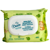 Вологий туалетний папір з ароматом яблука Dada 60шт