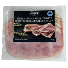 Шинка свинна зі спаржею слайсами Szynka Deluxe 150g
