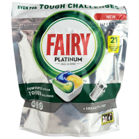 Капсули для посудомийної машини 21шт Fairy Platinum All in one 313g