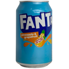 Напій газований зі смаком ананаса та грейпфрута Fanta Pineapple&Grapefruit 330ml