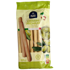 Гріссіні з оливковою олією Pano grissini premium 150g