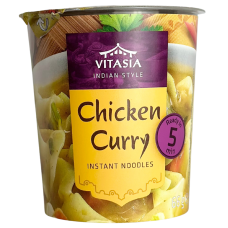 Локшина зі смаком курки та карі Vitasia Chicken Curry 66g