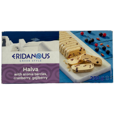 Халва тахінна з ягодами аронії, журавлини і годжі Eridanous 250g