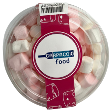 Жувальний зефір - маршмеллов білий + рожевий Carpaccio Food TM 100g