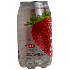 Напій сильногазований зі смаком полуниці без цукру Sparkling Strawberry Okf 350ml