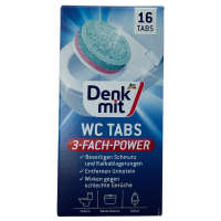 Таблетки для унітазу WC-Tabs 3-Fach-Power Denk mit 16 tabs