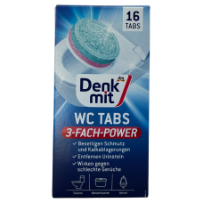 Таблетки для унітазу WC-Tabs 3-Fach-Power Denk mit 16 tabs