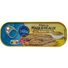 Філе скумбрії в соусом з діжонської гірчиці Filets de Maquereaux Sauce Moutarde de Dijon Les Doris 169g