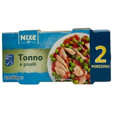 Салат з тунцем та зеленим горошком Nixe Tonno e piselli 2*160g