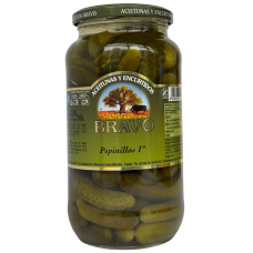Корнішони мариновані Bravo Pepinillos 1 1000g