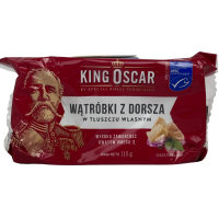 Печінка тріски у власному соці King Oscar 115g