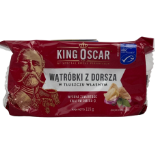 Печінка тріски у власному соці King Oscar 115g