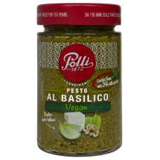 Соус Песто з базиліком Pesto al basilico Vegan Polli 190g