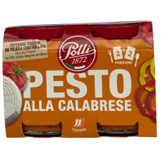 Соус Песто з рікоттою та перцем Pesto Alla Calabrese Polli 2*90g