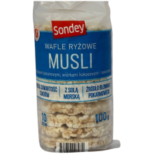 Рисові хлібці з банановими кріспами, кокосовою стружкою та насінням Sondey 100g