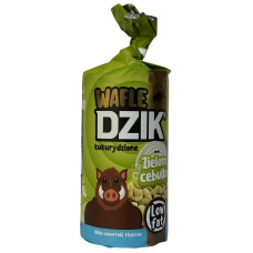 Кукурудзяні хлібці зі смаком зеленої цибулі zielona cebulka Wafle Dzik 120g