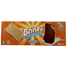 Вафлі дабл з какао та молочним кремом Brinky 128g