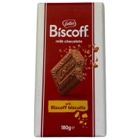 Молочний шоколад з карамелізованими шматочками печива Biscoff Lotus 180g