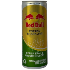 Напій енергетичний без цукру зі смаком яблука та мускатного винограду RedBull energy sparkling 250ml