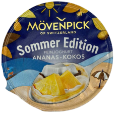 Йогурт зі смаком ананас-кокос Movenpick 150g