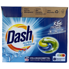 Капсули для прання універсальні 18шт Alpen Frische Dash 448.2g