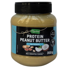 Протеїнова арахісова паста зі смаком кокосу без цукру Maribel 350g