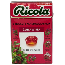 Драже з журавлино без цукру Ricola 27.5g