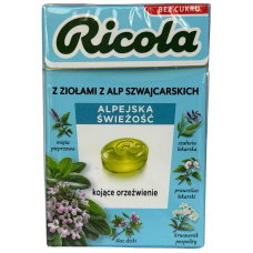 Драже альпійська свіжість без цукру Ricola 27.5g