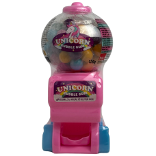 Диспенсер з жувальними гумками  Bubble Gum Unicorn 120g