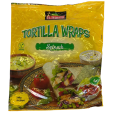 Тортилья шпинатна Tortilla Wraps EL TEQUITO 240g