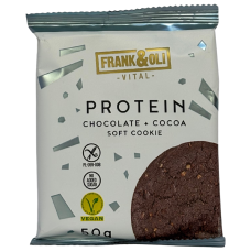 Печиво зі смаком шоколаду та какао Protein Frank&oli 50g