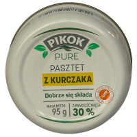 Паштет з вареної курятини z kurczaka pure pasztet Pikok 95g