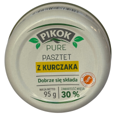 Паштет з вареної курятини z kurczaka pure pasztet Pikok 95g