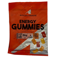 Желейки протеїнові зі смаком цитрусових та малини Accelerate 90g