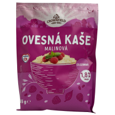 Вівсяна каша швидкого приготування з малиною Crownfield 65g