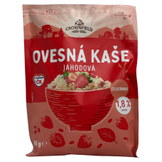 Вівсяна каша швидкого приготування з полуницею Crownfield 65g
