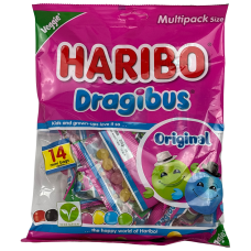 Желейні цукерки Dragibus 14 minis bags Haribo 350g
